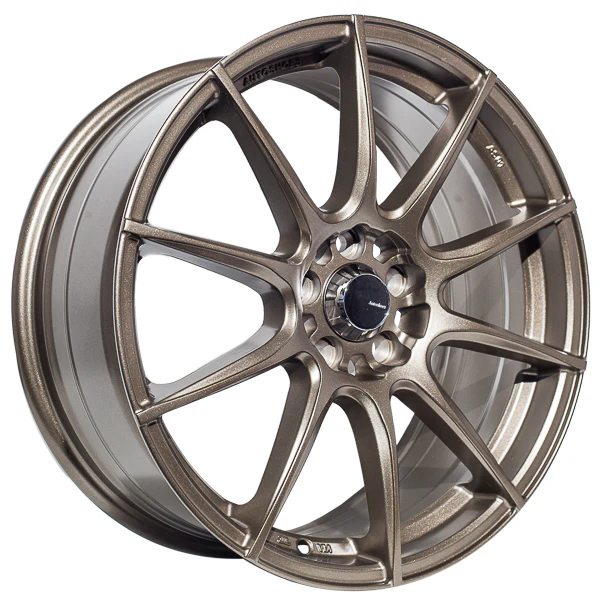 17" Evolution Racing Campo 5/100 7.5J ET45 CB56.1 Matt Bronze Wheels