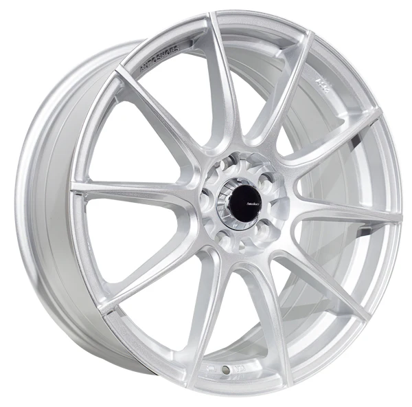 17" Evolution Racing Campo 5/100 7.5J ET45 CB56.1 Silver Wheels