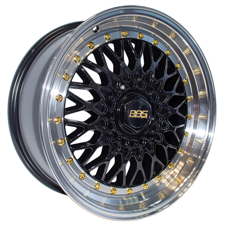 17" RS Flawless Super 9/100 7.5J ET35 BBS Style Wheels