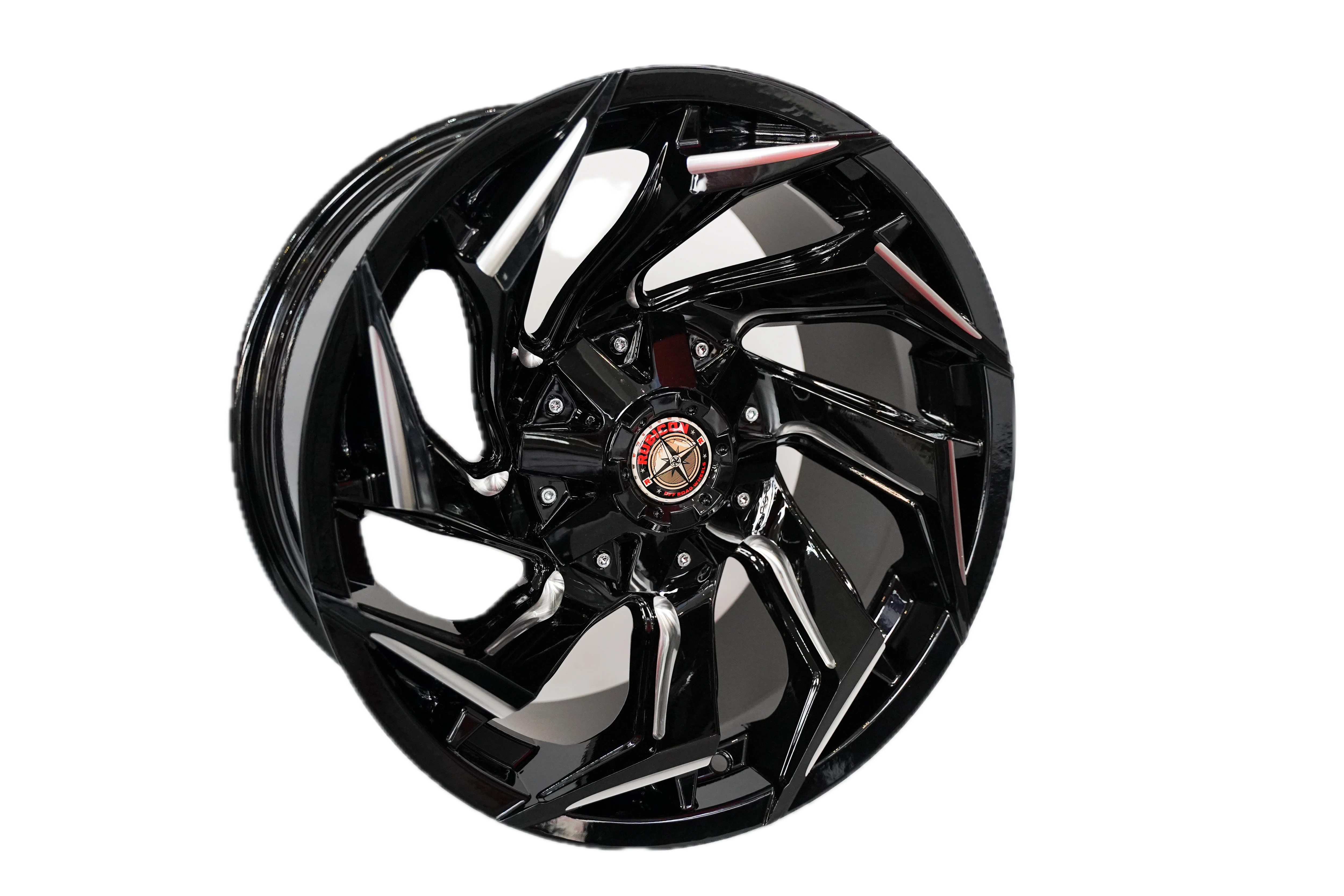17" Rubicon Off Road Andes 6/139 9J ET0 CB108.1 Gloss Black + Milling