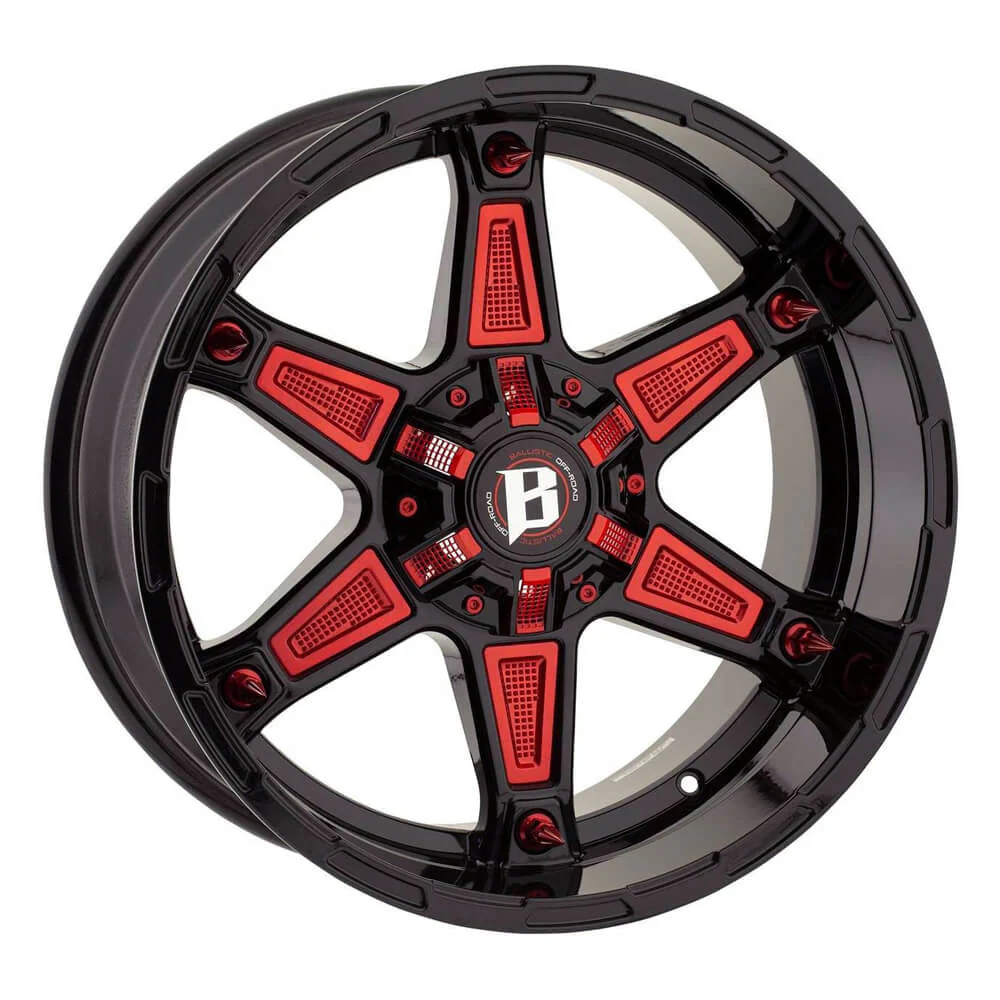 20" Ballistic Warrior 6/139 9J ET15 CB110 GBLK+RM Wheels