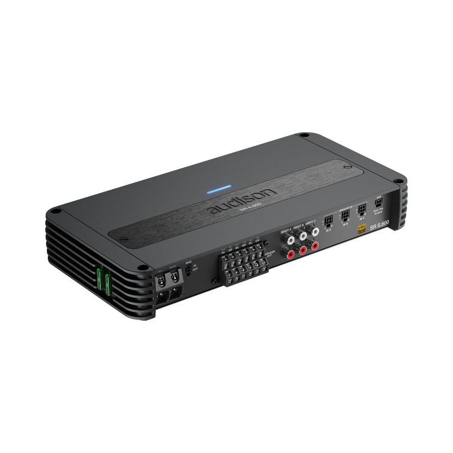 Audison SR 6.600 Amplifier | 1120 W total power | 140 W x 4 + 185 x 2 @2ohm | D-Class - Car Audio