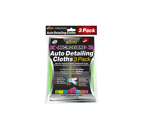 Shield Auto Detailing Cloths (3pack)