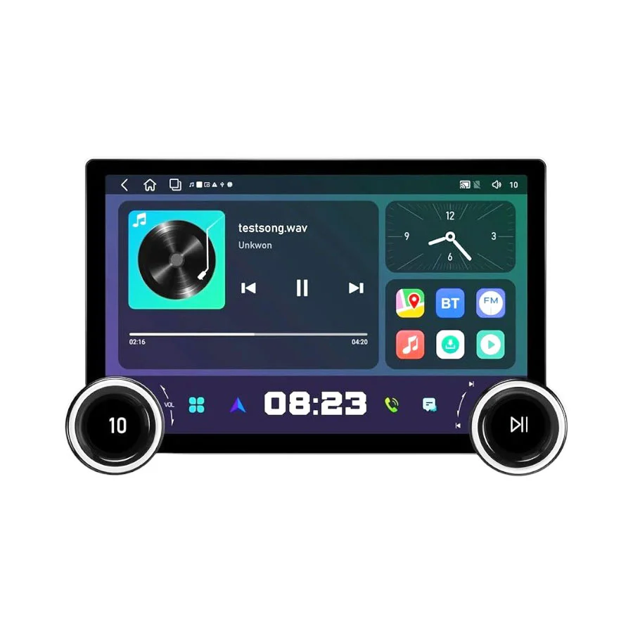 AUTO SNAP 11.8" FHD Android Stereo Touch Screen + 4G WiFi Carplay Android - Car Audio