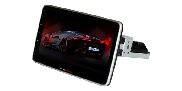 BlackSpider BSM102SD 10.1" Wireless Apple CarPlay & Android Auto Single Dine Rotate Radio - Car Audio