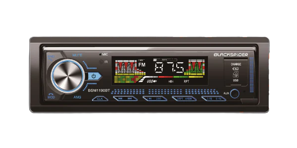 BlackSpider BSM1190BT Media Player Bluetooth - Car Audio