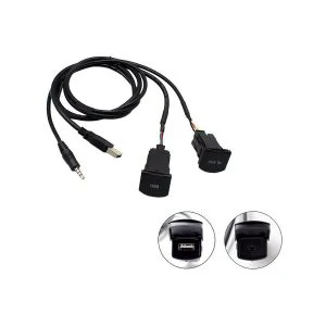 Connects2 VW OEM USB/AUX Socket Adapter - Car Audio