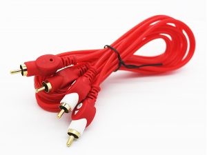 Cyberdyne RCA 2 into 2 RCA Cable (2m) - Car Audio