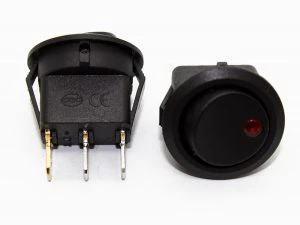 Cyberdyne rocker LED Round Switch - Car Audio