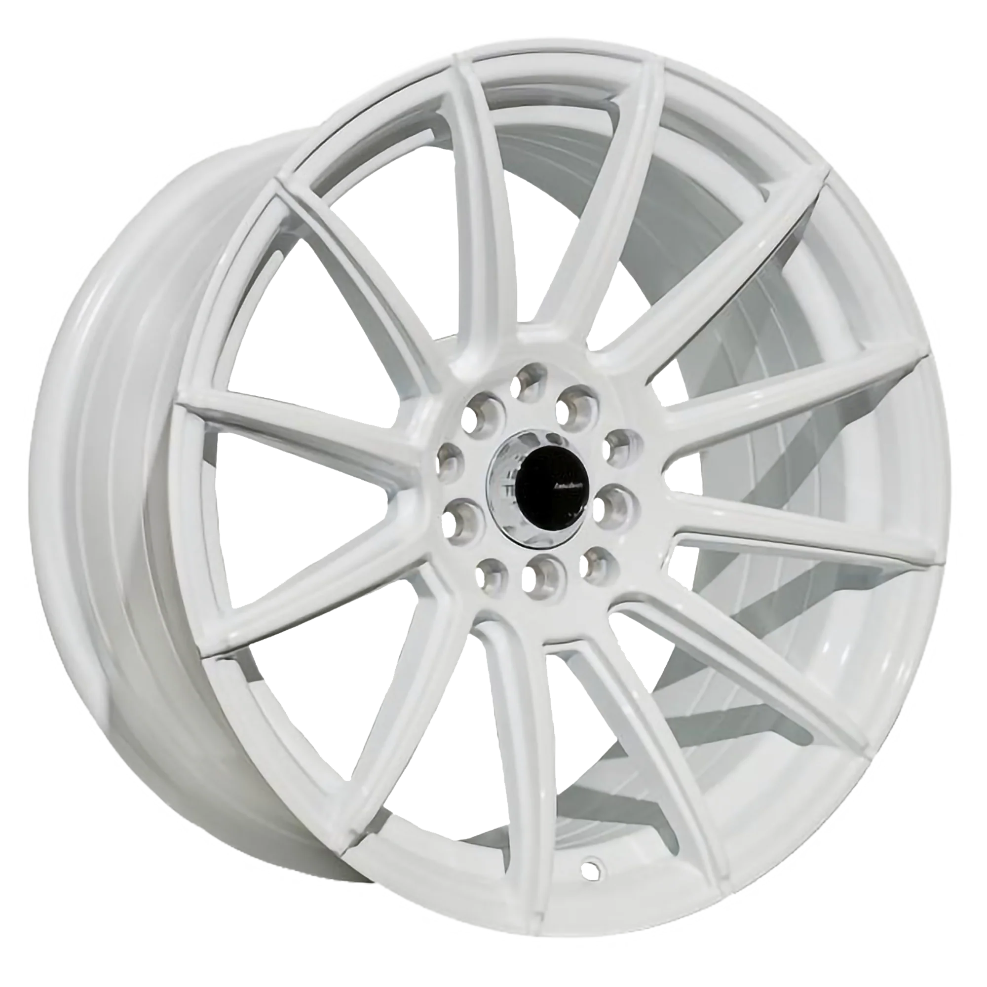 17" Evolution Racing Santista 10/100/114.3 8.25J ET30 CB73.1 Matt White Wheels