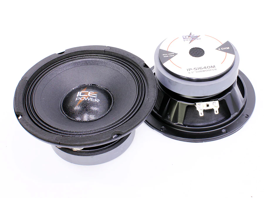 Ice Power IP-S1640M 6" 1000w Midbass Speakers (pair) - Car Audio
