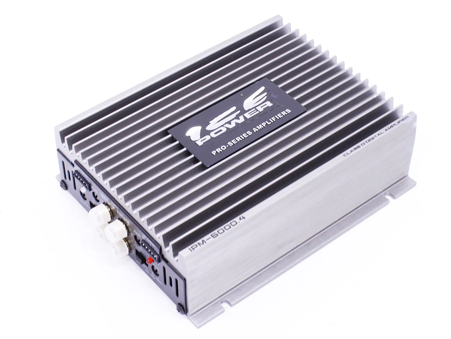 Ice Power IPM-6000.4 Mini Compact 6000w 4ch Amplifier - Car Audio