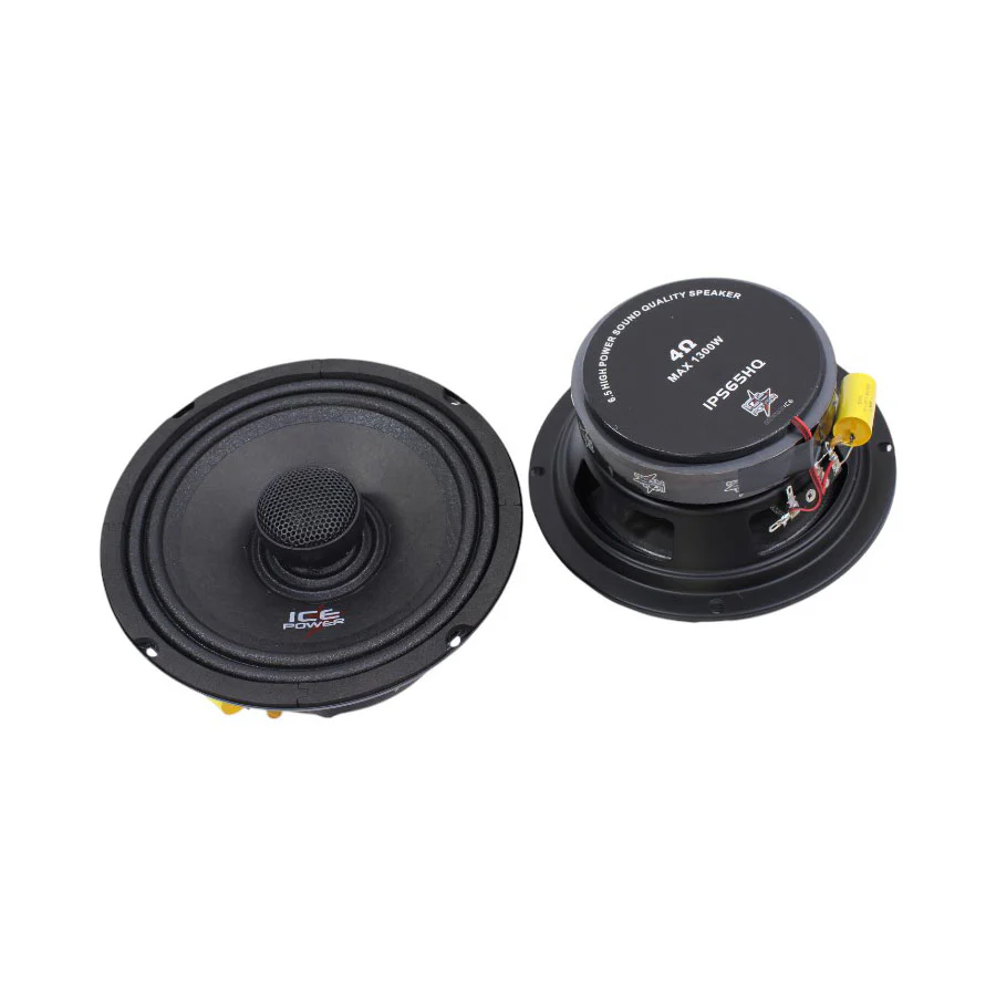 Ice Power IPS-65HQ 6.5" Midrange 1300w Speakers - Car Audio