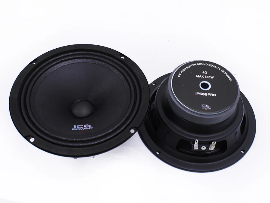 Ice Power IPS65 Pro Series 6" 800w Midrange Speakers (pair) - Car Audio