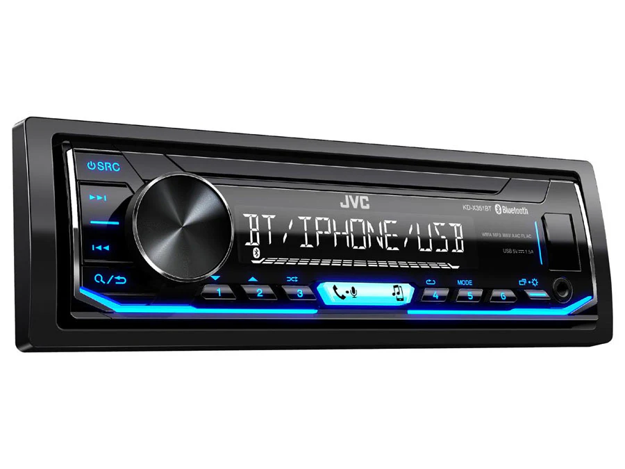JVC KD-X351BT Digital Media Receiver with Bluetooth/USB - Car Audio