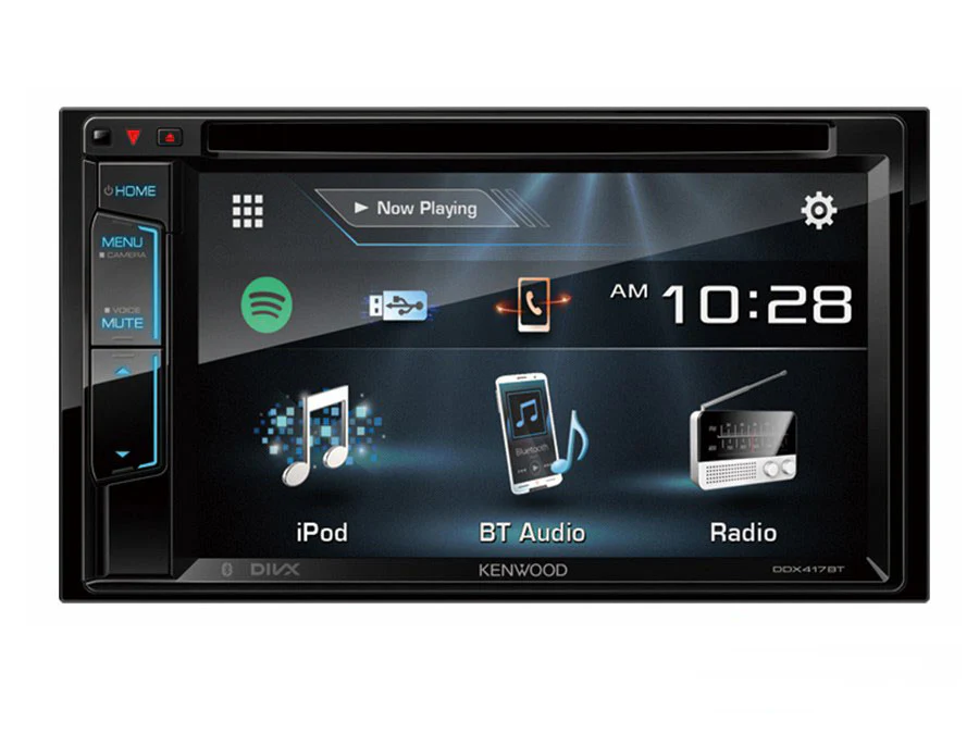 Kenwood DDX417BTM Multimedia Double Din System - Car Audio
