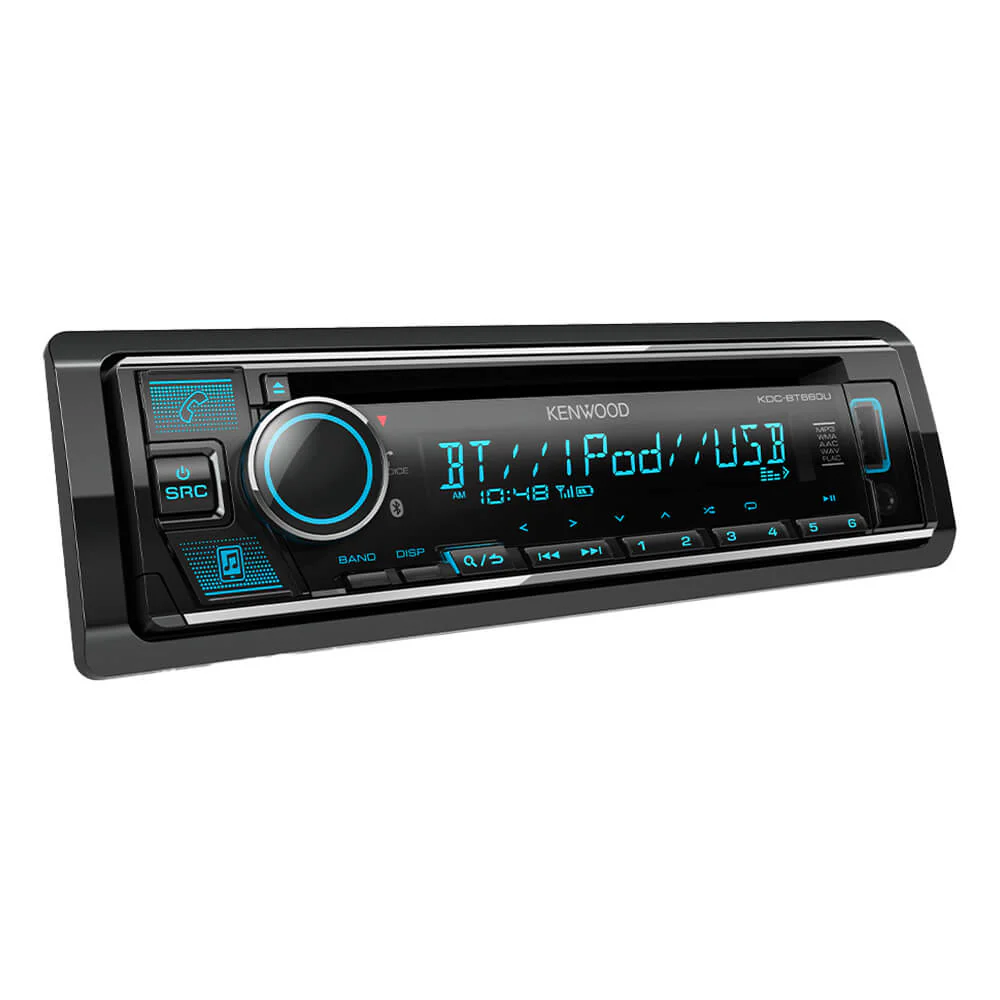 Kenwood KDCBT660U Multi Media Player (CD/AUX/USB/BLU) - Car Audio