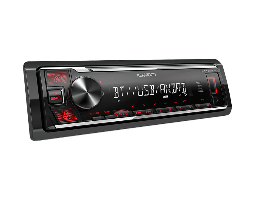Kenwood KMM-BT205 Media Receiver with Bluetooth - Car Audio