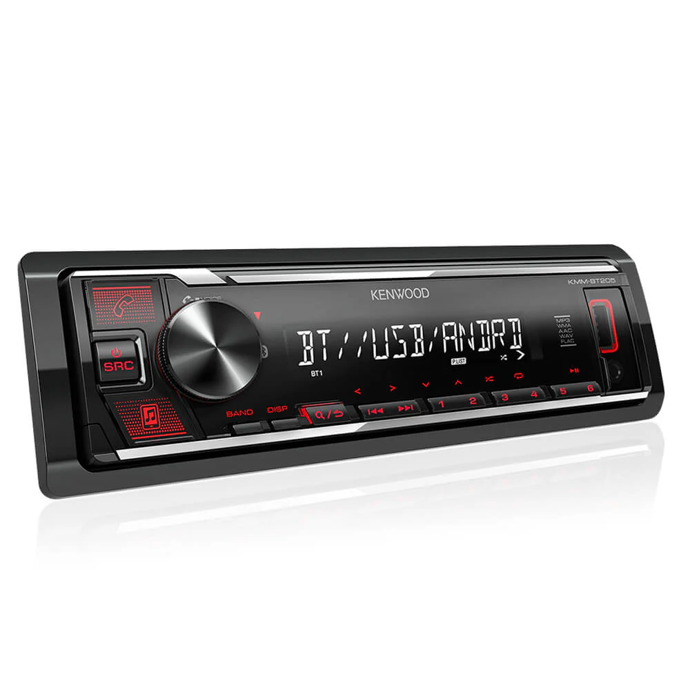 Kenwood KMMBT205 Multi Media Player with USB, Bluetooth - Car Audio