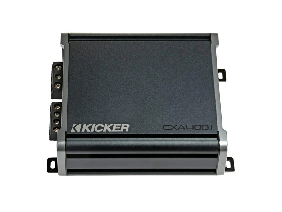 Kicker 46CXA4001 400rms Mono Block Amplifier - Car Audio