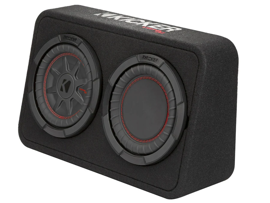 Kicker 48TCWRT82 Slim Style 8" Subwoofer & Enclosure - Car Audio