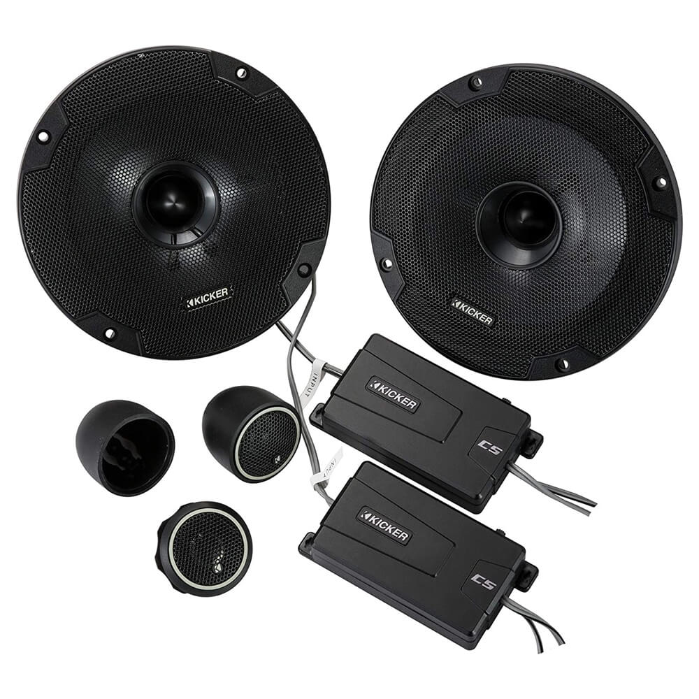 Kicker 46CSS654 6.5" Component Speakers - Car Audio