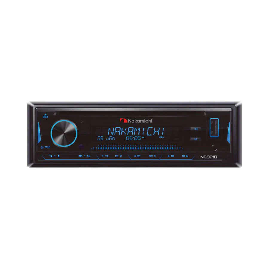 Nakamichi NKM-NQ921B DVD Front Loader with Bluetooth/USB/RDS/Vari Colour - Car Audio