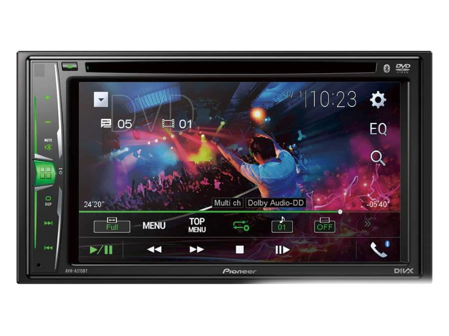 Pioneer AVH-A215BT Double Din 6.2" Multimedia Receiver - Car Audio