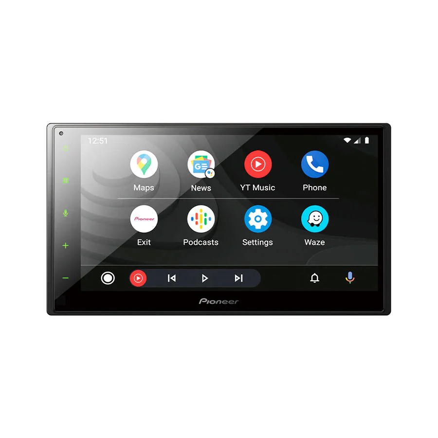 Pioneer DMH-A4450BT 6.8" AV Receiver with Apple CarPlay, Android Auto and Mirroring for Android - Car Audio