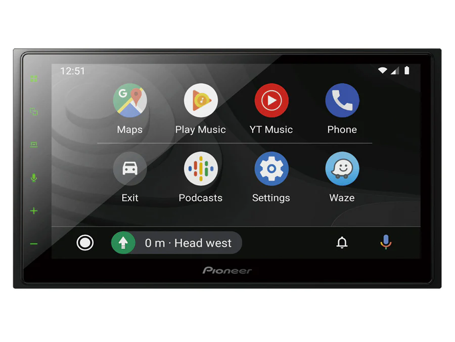 Pioneer DMH-Z5350BT In-Dash Double-DIN Multimedia AV Receiver with 6.8" Screen - Car Audio