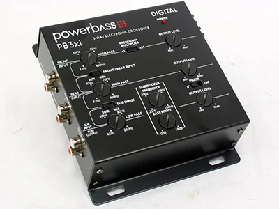 Powerbass 3way Electronic Crossover - Car Audio
