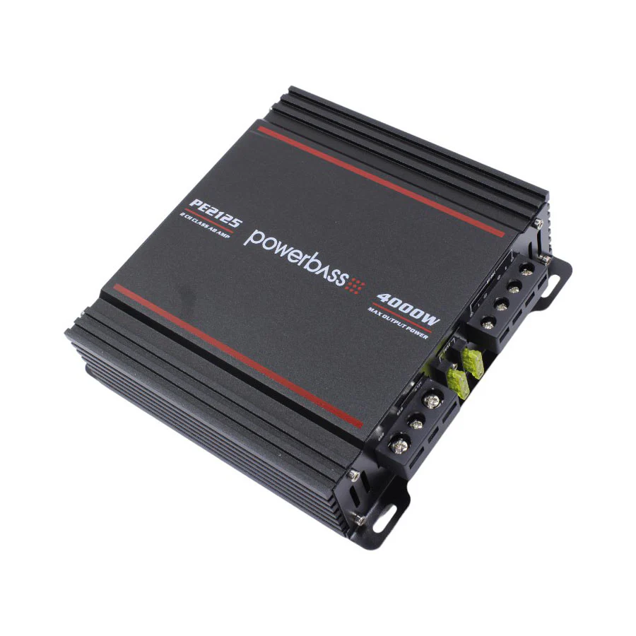Powerbass PE2125 4000W 2 Channel Amplifier - Car Audio