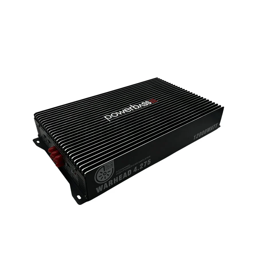 Powerbass Warhead 4.275 12000W 4-Channel Amplifier - Car Audio