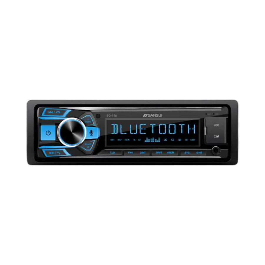 Sansui SQ-116 Media Player with bluetooth/Usb/Aux/Sd/Vari Colour - Car Audio