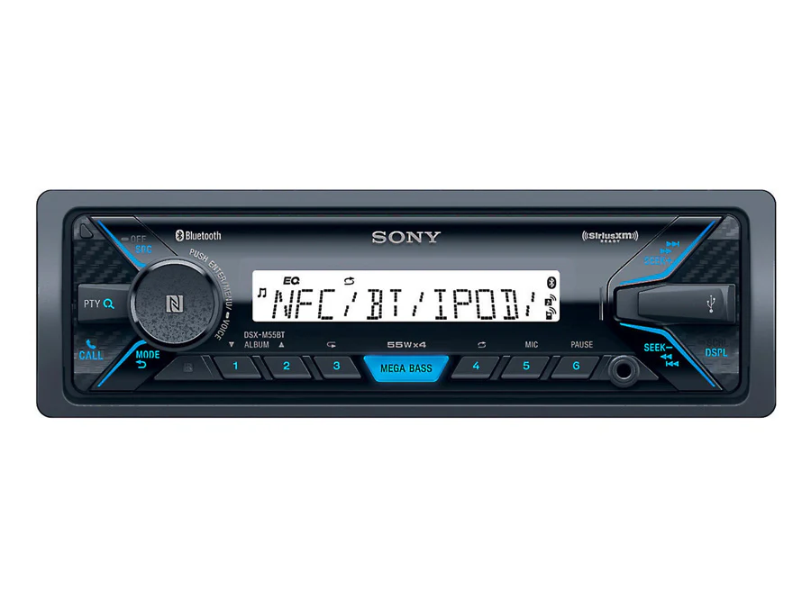 Sony DSX-M55BT Marine Media Receiver with Bluetooth - Marine Car Audio