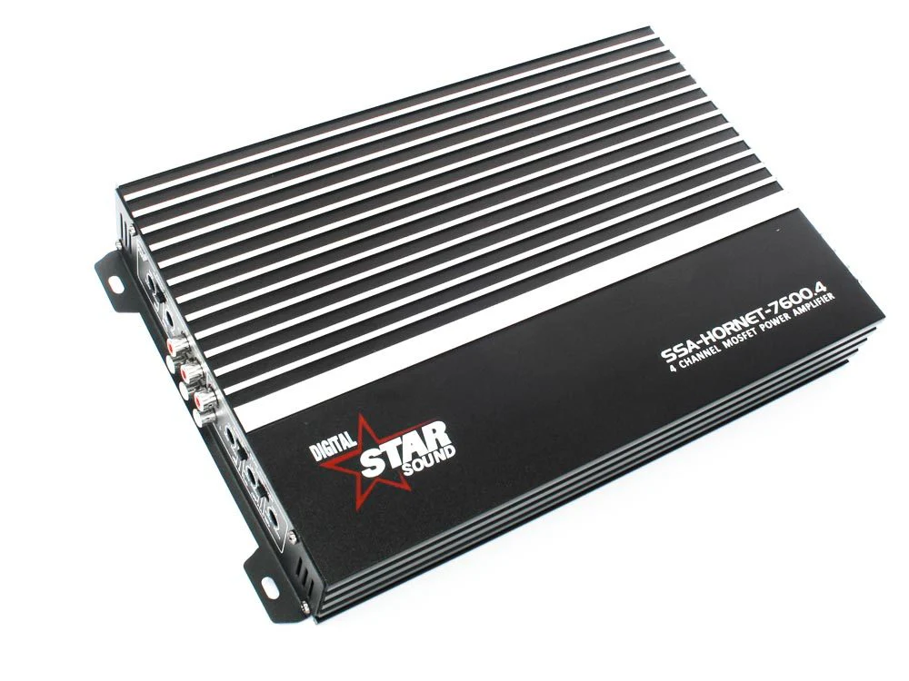 Starsound Hornet Series 7600w 4channel Amplifier - Car Audio