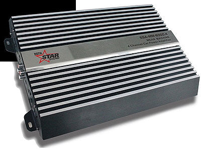 Starsound Mean Machine 6000w 4 Channel Mosfet Power Amplifier - Car Audio