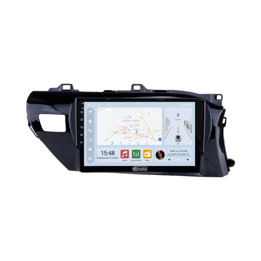 TT Audio 10" replacement radio for TOYOTA HILUX 2015-2024 (CLASS D) - Car Audio
