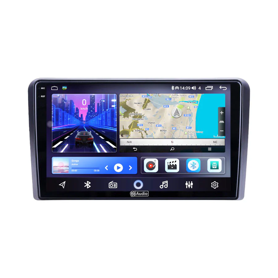 TT Audio 9" replacement radio for AUDI A3 2008-2013 2K SCREEN (Android 12) - Car Audio