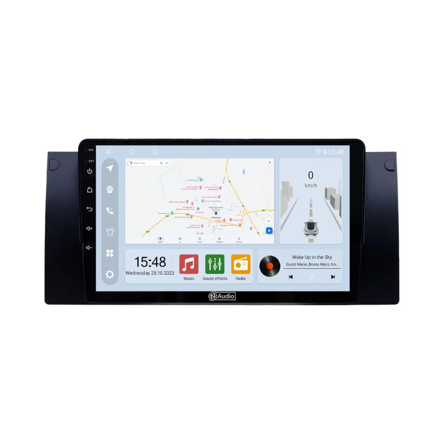 TT Audio 9" replacement radio for BMW 5 series E39/X5/E53 1995-2003 (CLASS D) - Car Audio