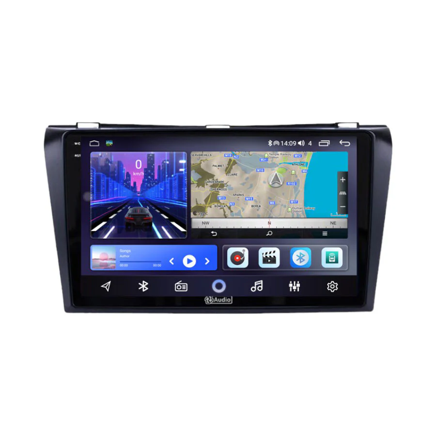 TT Audio 9" Replacement Radio for MAZDA 3 2004-2009 (2K SCREEN) - Car Audio