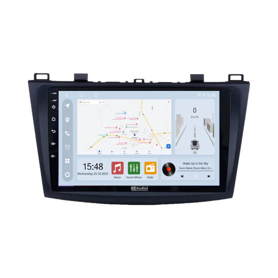 TT Audio 9" replacement radio for Mazda 3 2009-2012 (CLASS D) - Car Audio