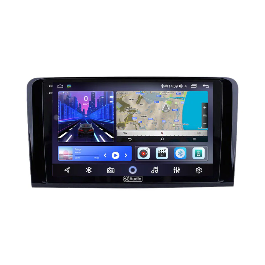 TT Audio 9" replacement radio for MERCEDES ML W164 ML350 2005 - 2012 (2K SCREEN) - Car Audio