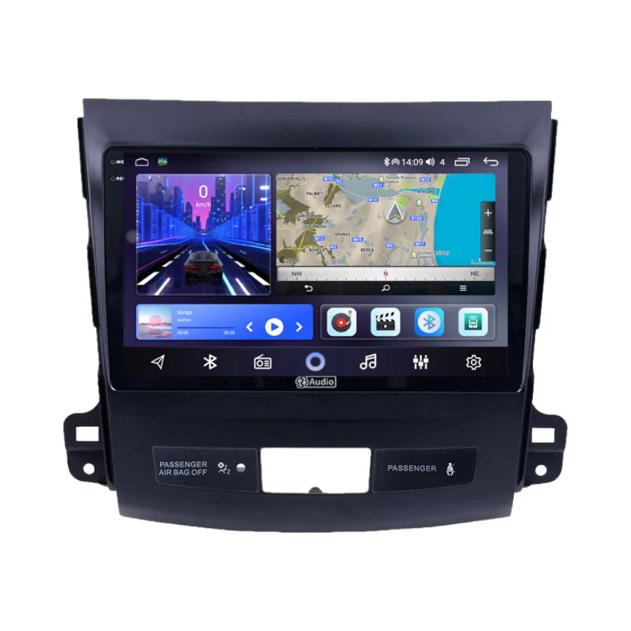 TT Audio 9" replacement radio for MITSUBISHI Outlander 2007- 2014 (2K SCREEN) - Car Audio