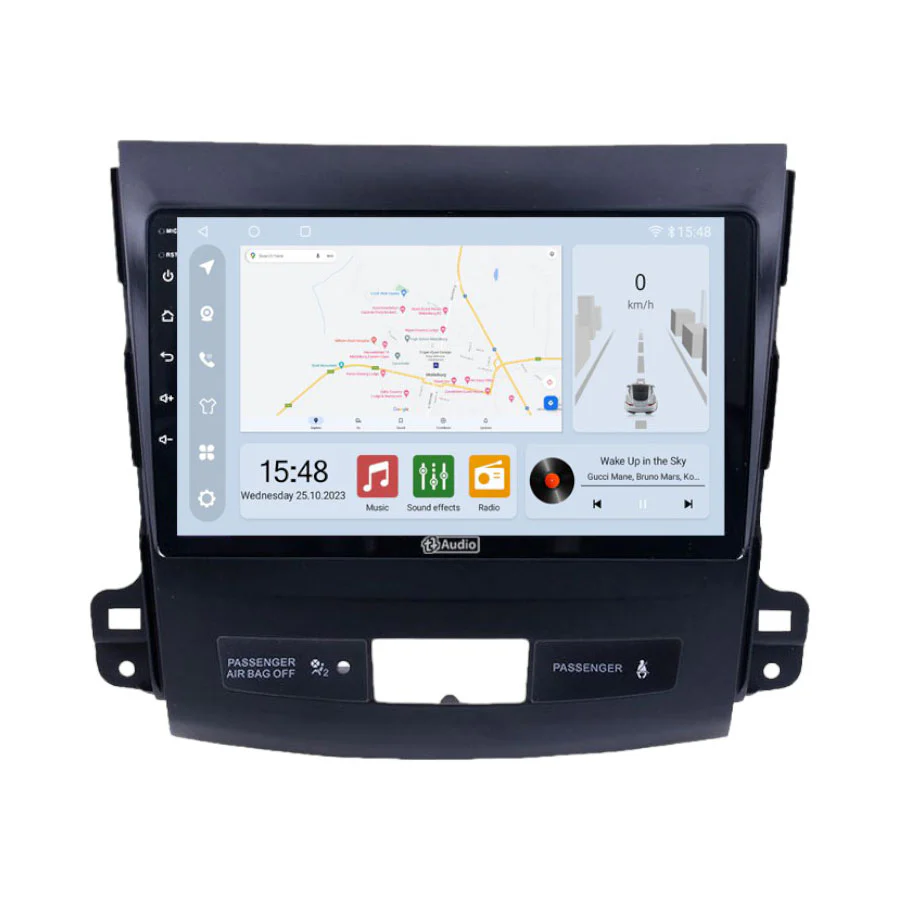 TT Audio 9" replacement radio for MITSUBISHI Outlander 2007- 2014 (Class D) - Car Audio