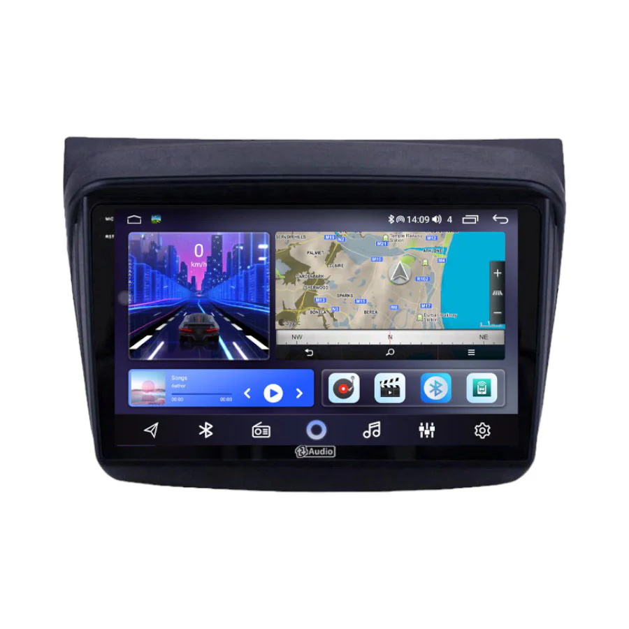 TT Audio 9" replacement radio for MITSUBISHI TRITON/PAJERO 2010-2017 (2K SCREEN) - Car Audio