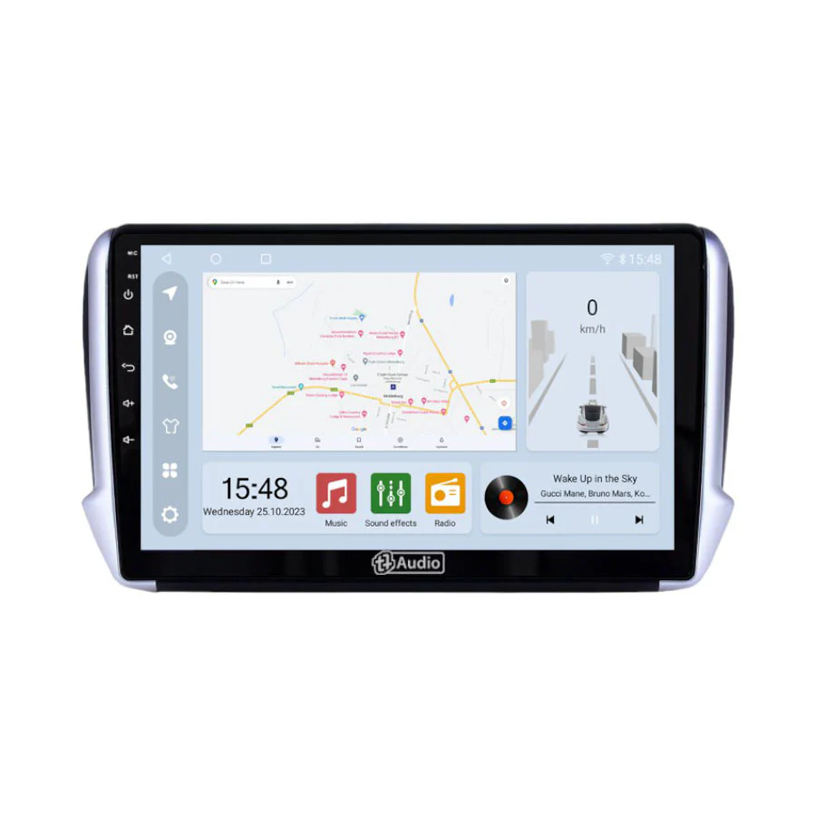 TT Audio 9" replacement radio for PEUGEOT 2008 2014- 2017 (CLASS D) - Car Audio
