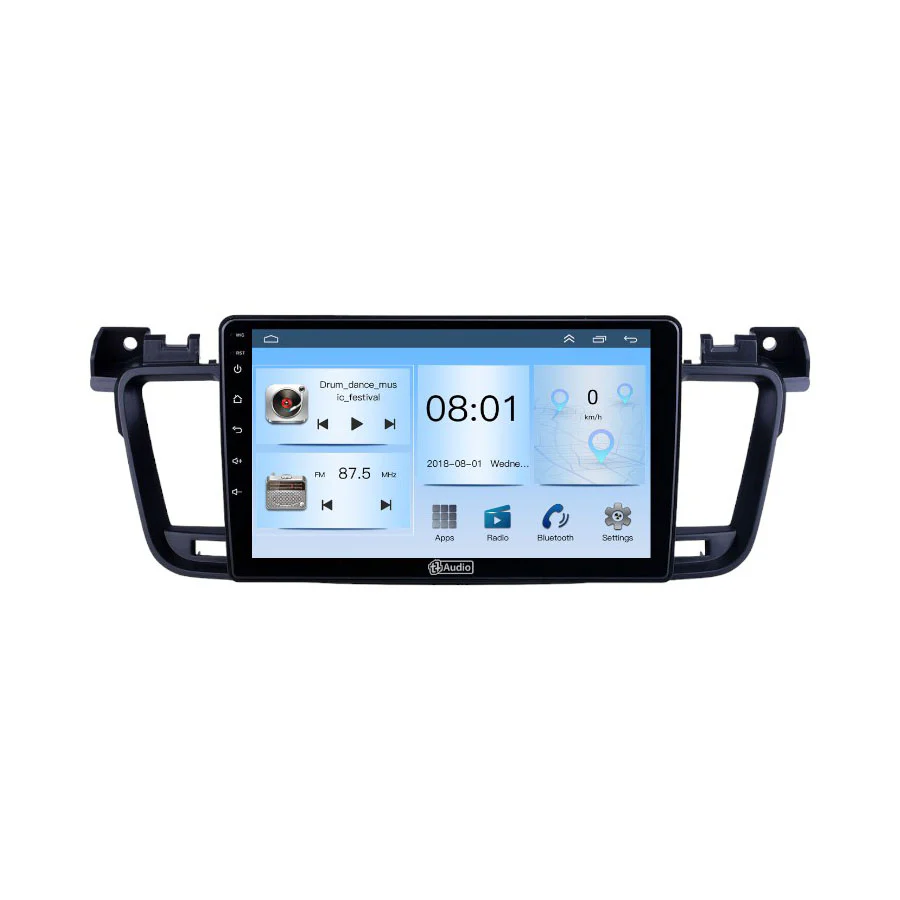 TT Audio 9" replacement radio for PEUGEOT 508 2011-2018 (ECO) - Car Audio