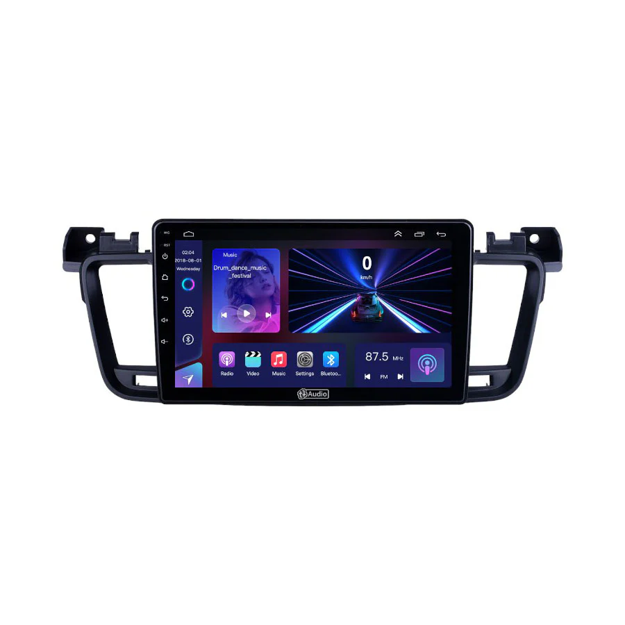 TT Audio 9" replacement radio for PEUGEOT 508 2011-2018 (MID SPEC) - Car Audio
