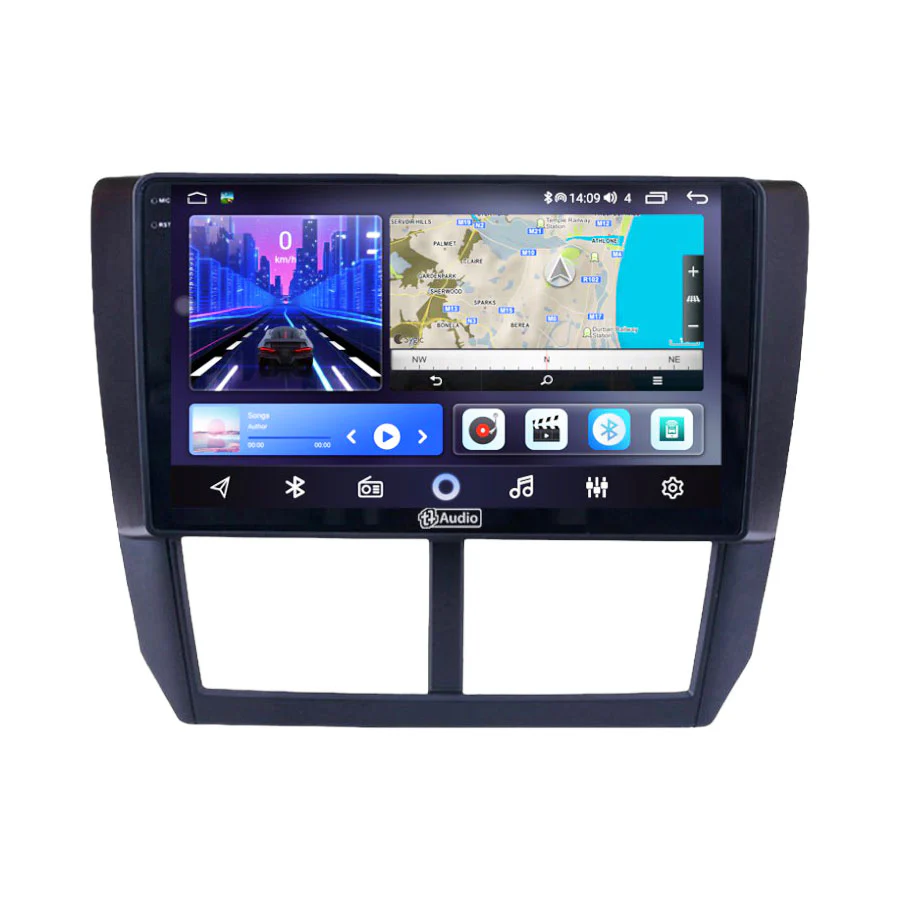 TT Audio 9" replacement radio for SUBARU FORESTER 2008-2012 (2K SCREEN) - Car Audio